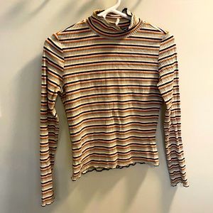 Monki Ribbed Turtleneck